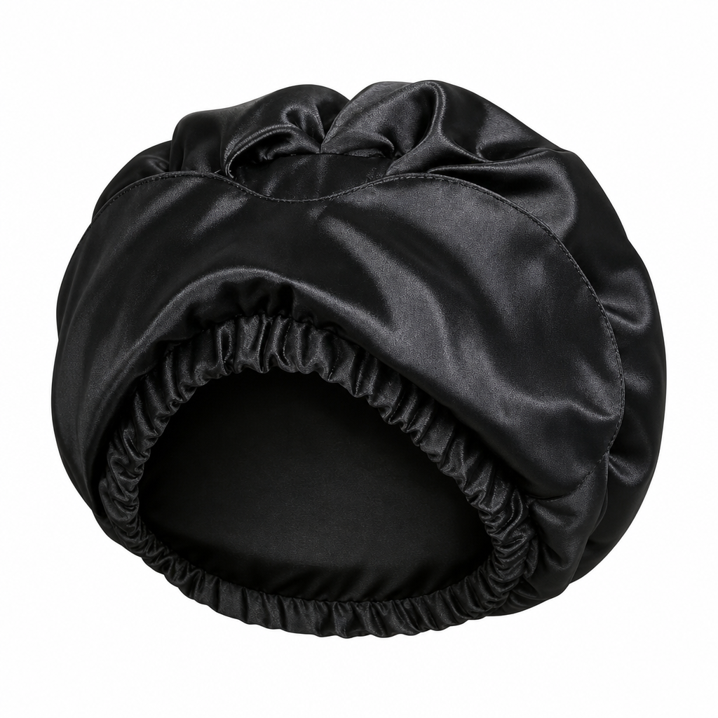 Sleep Frizz-Free Instantly! No-Tangle 2-in-1 Satin Bonnet