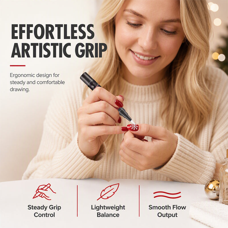 Color Nails Instantly! No-Mess 6-Pen Polish Set
