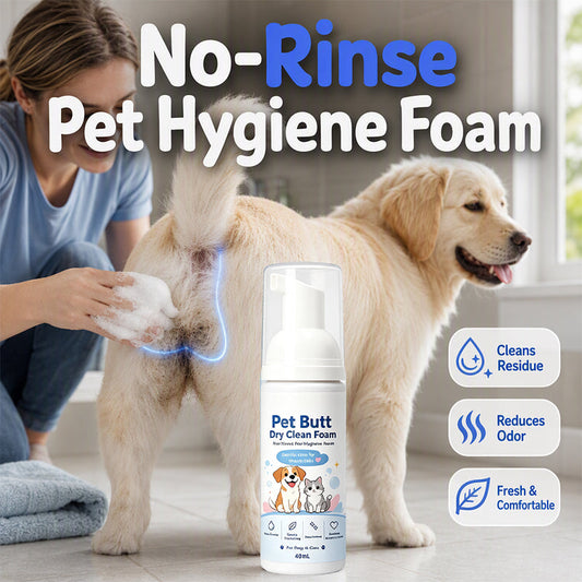 Refresh Pet Fur Instantly! No-Rinse Quick Hygiene Foam