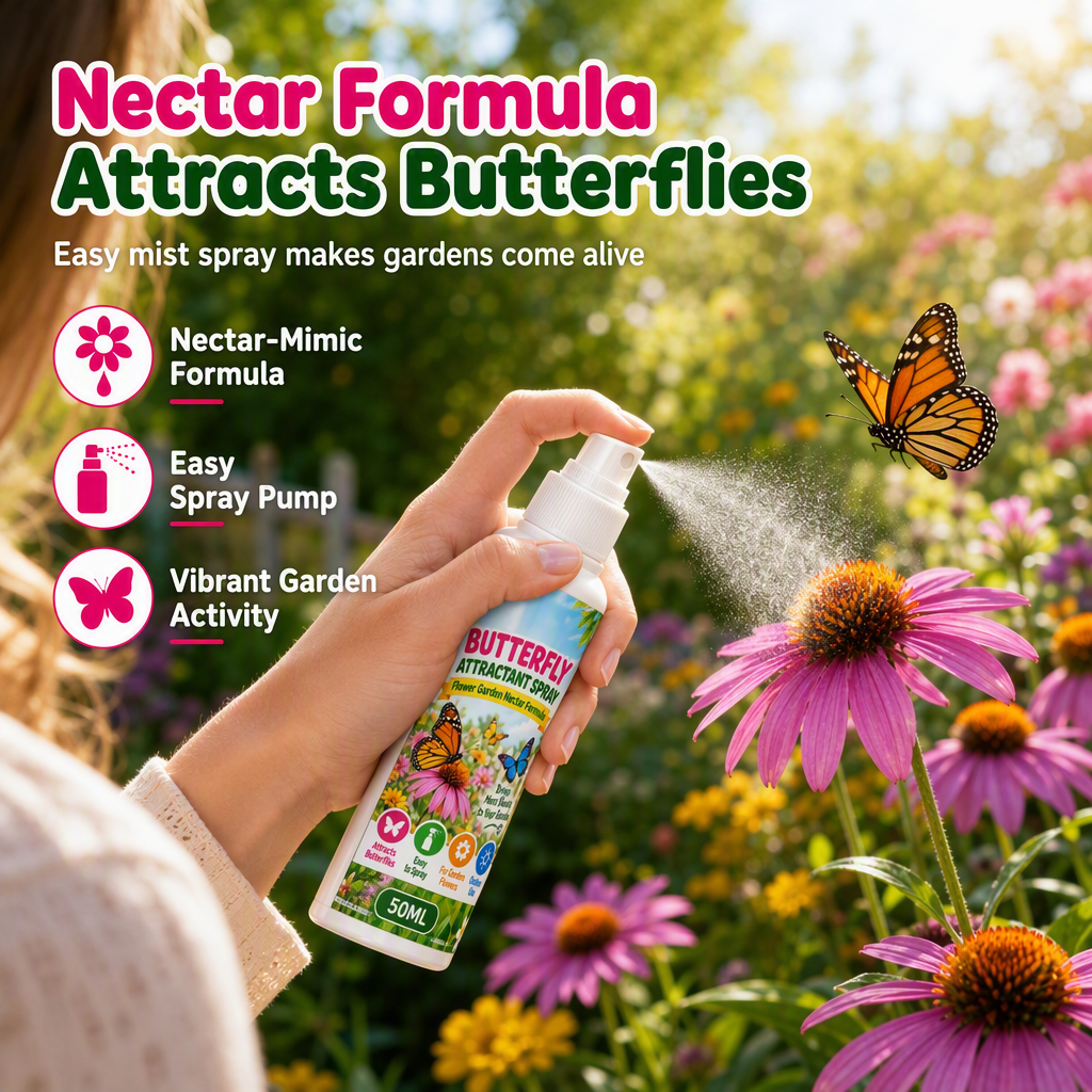 Outdoor Garden Butterfly Attracting Fragrance Spray