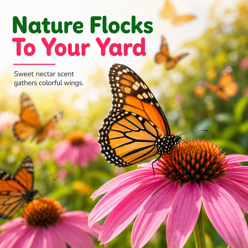 Outdoor Garden Butterfly Attracting Fragrance Spray