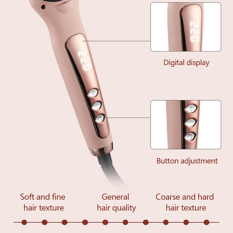 Style Smoothly Instantly! No-Tug LCD Heated Styling Brush