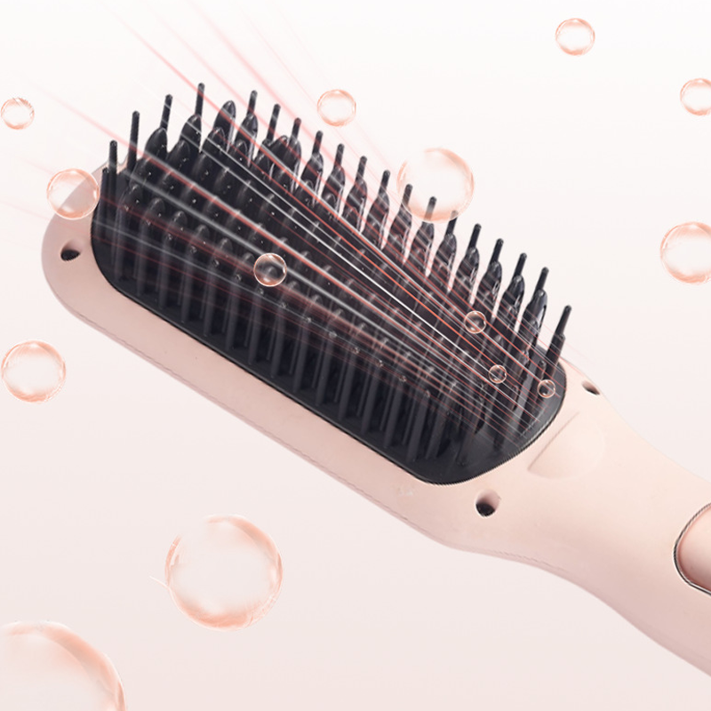 Style Smoothly Instantly! No-Tug LCD Heated Styling Brush