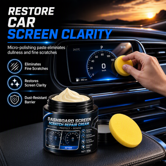 Restore Car Screens Instantly! No-Damage Polishing Cream
