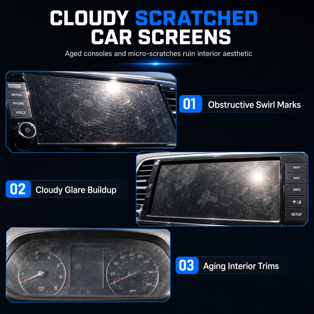 Restore Car Screens Instantly! No-Damage Polishing Cream