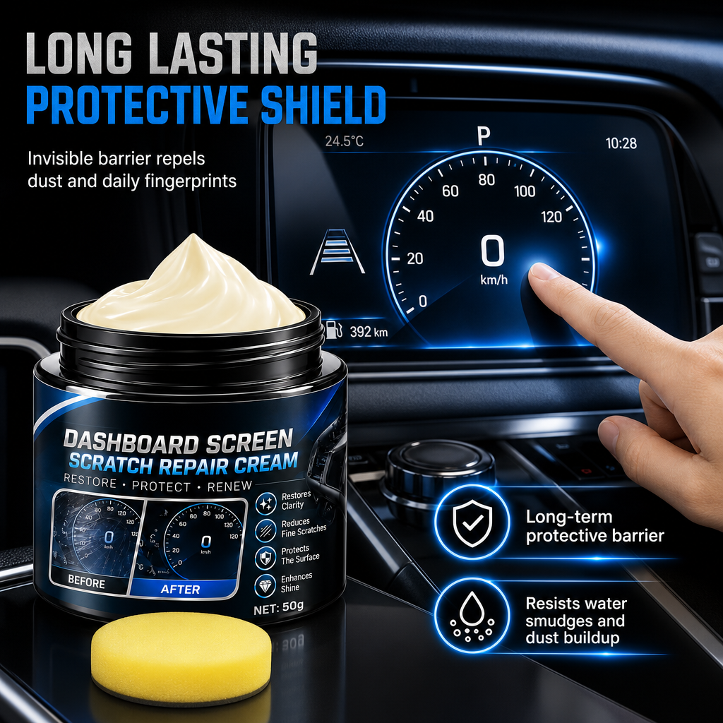 Restore Car Screens Instantly! No-Damage Polishing Cream