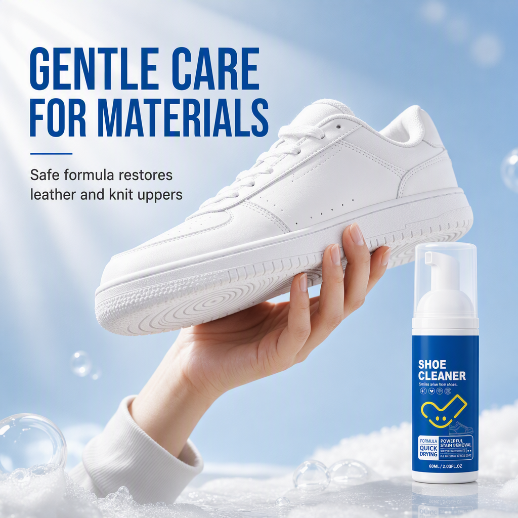 Clean Shoes Instantly! Waterless Foam Shoe Cleaning Mousse