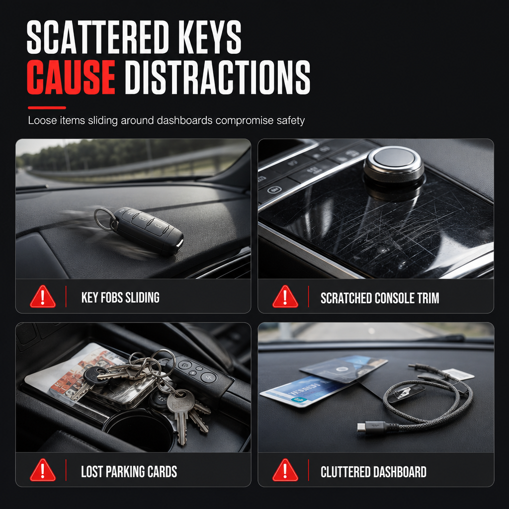 🔥Limited Time Promotion 50% OFF🔥Car Key Fob Holder with Hook