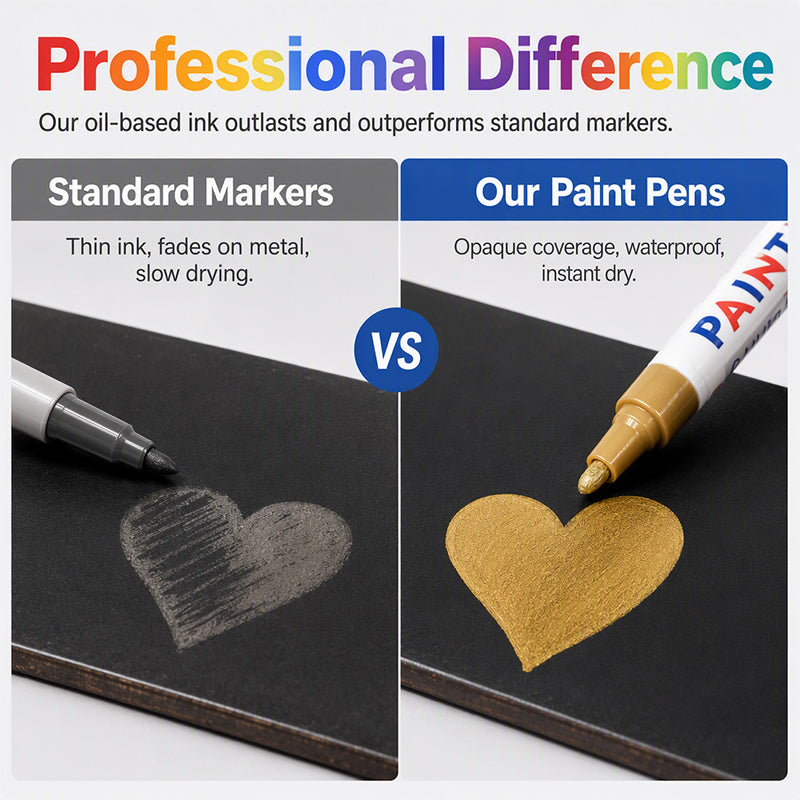 Waterproof Quick-Drying Paint Marker Pens