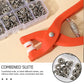 Snap Buttons Instantly! No-Sew Ergonomic Fastener Pliers