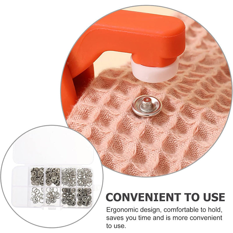 Snap Buttons Instantly! No-Sew Ergonomic Fastener Pliers