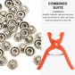 Snap Buttons Instantly! No-Sew Ergonomic Fastener Pliers