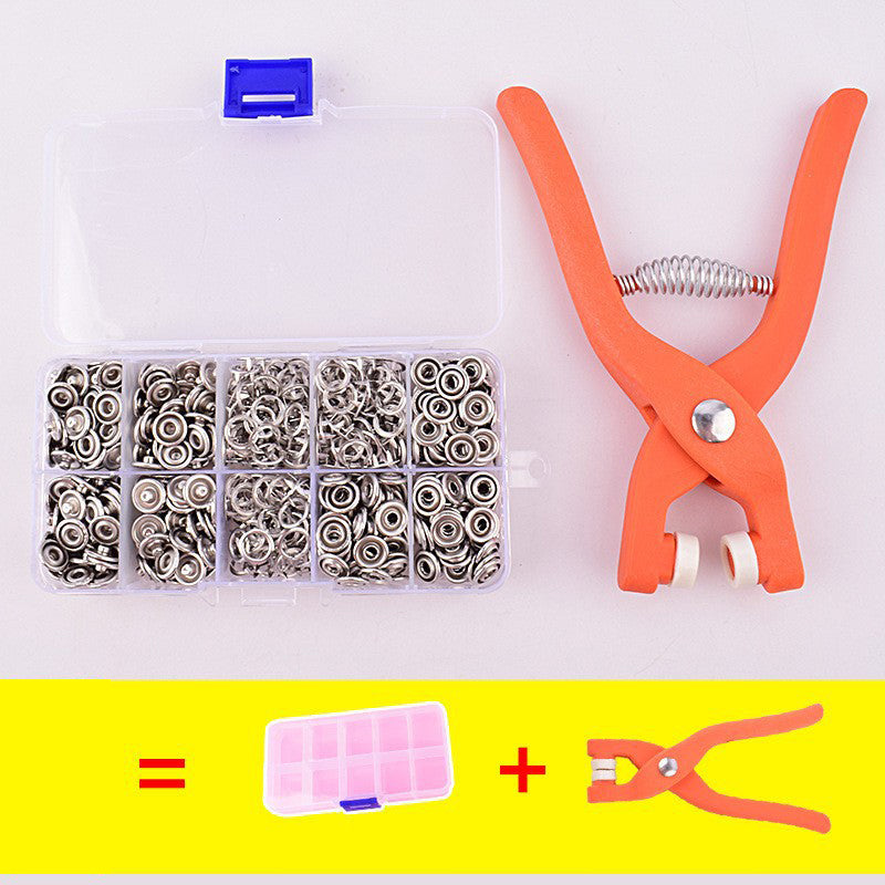 Snap Buttons Instantly! No-Sew Ergonomic Fastener Pliers