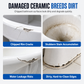 Restore Chipped Ceramic Instantly! No-Mess Glossy Repair Paste