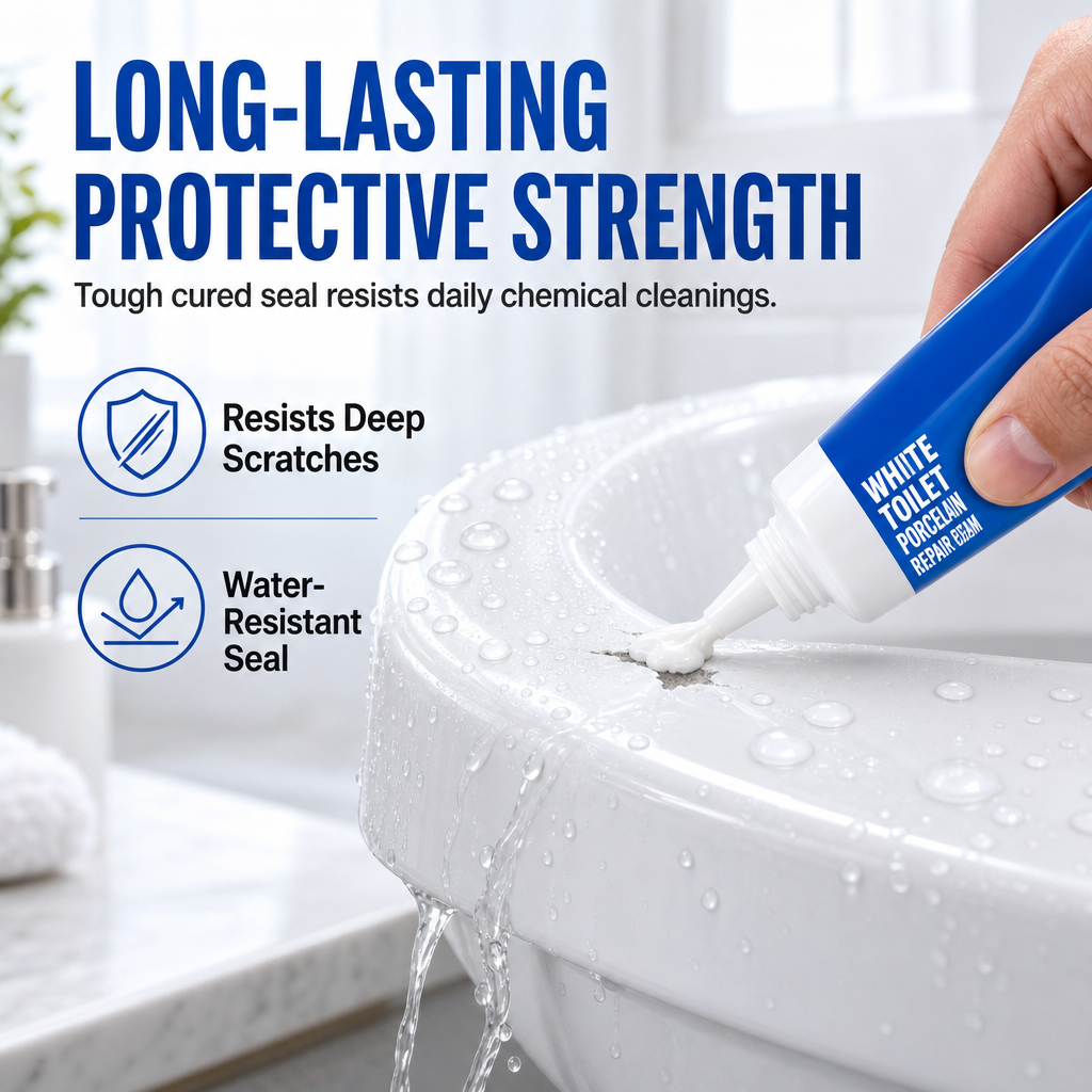 Restore Chipped Ceramic Instantly! No-Mess Glossy Repair Paste