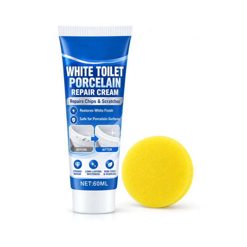 Restore Chipped Ceramic Instantly! No-Mess Glossy Repair Paste