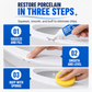 Restore Chipped Ceramic Instantly! No-Mess Glossy Repair Paste