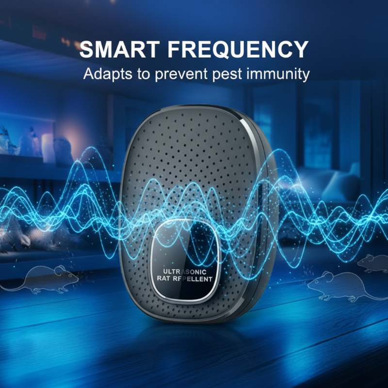 Repel Mice Instantly! No-Chemical Ultrasonic Plug-In