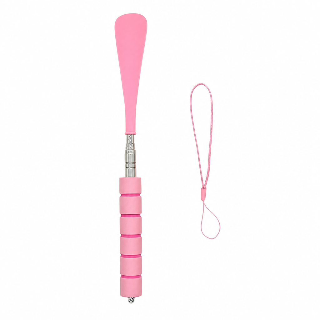 Telescopic Stainless Steel Long-Handle Shoe Horn