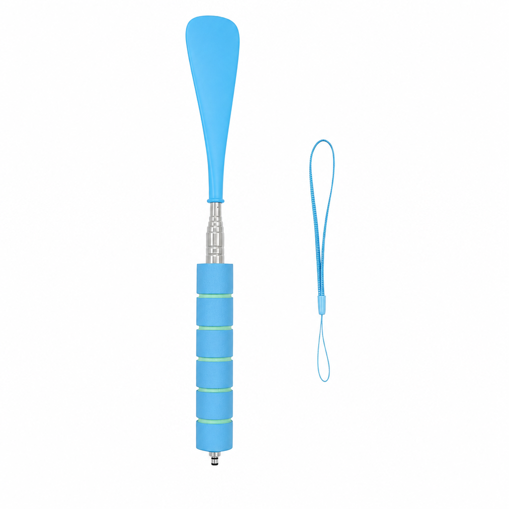 Telescopic Stainless Steel Long-Handle Shoe Horn