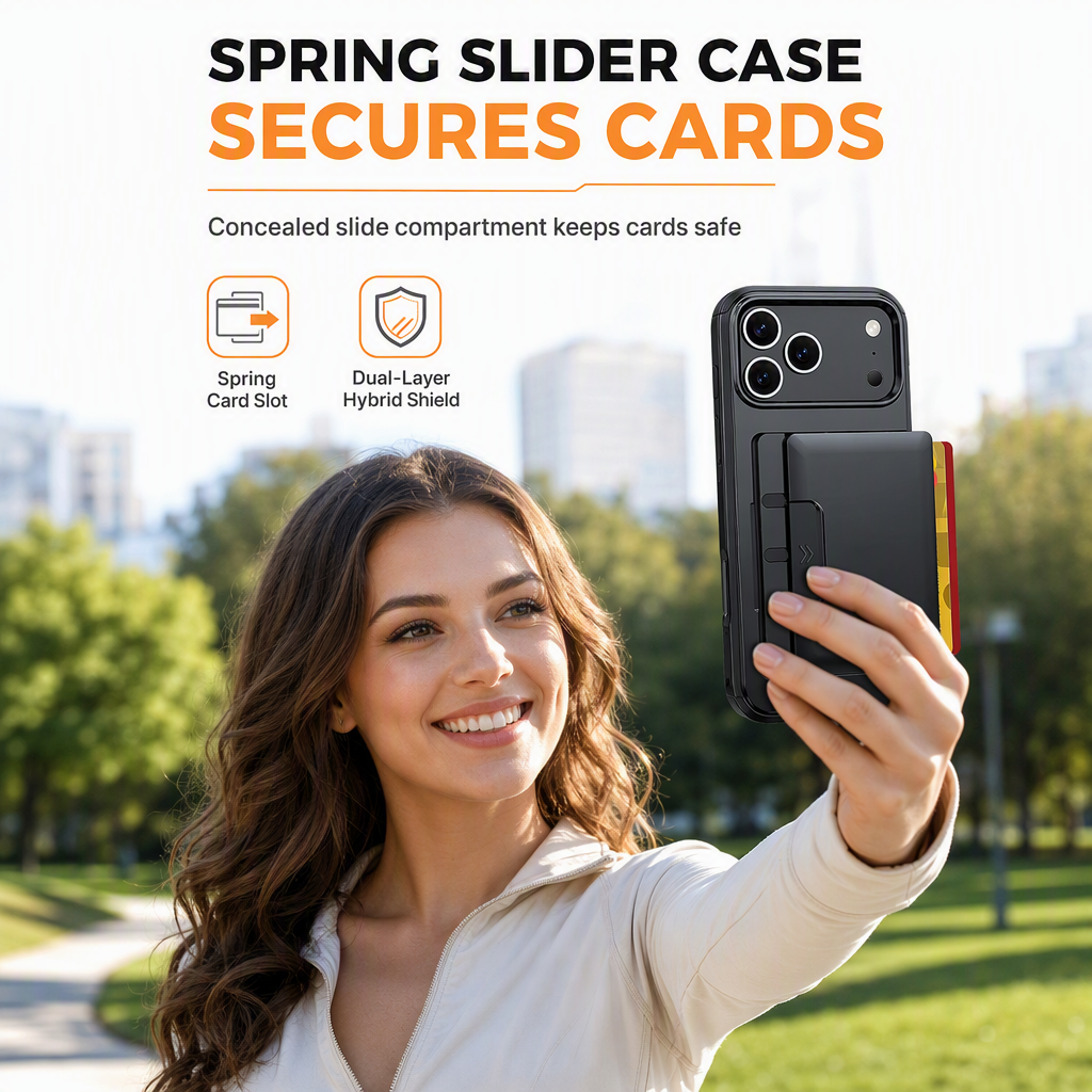 Shockproof Protective Phone Case with Card Holder