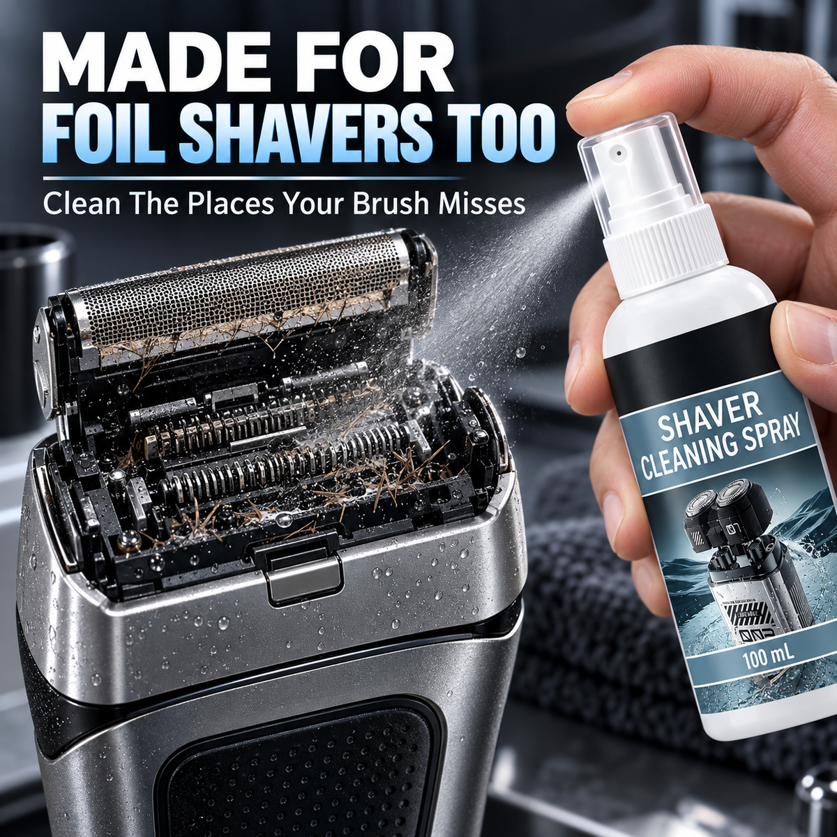 Shaver Blade Cleaner and Lubricant Spray