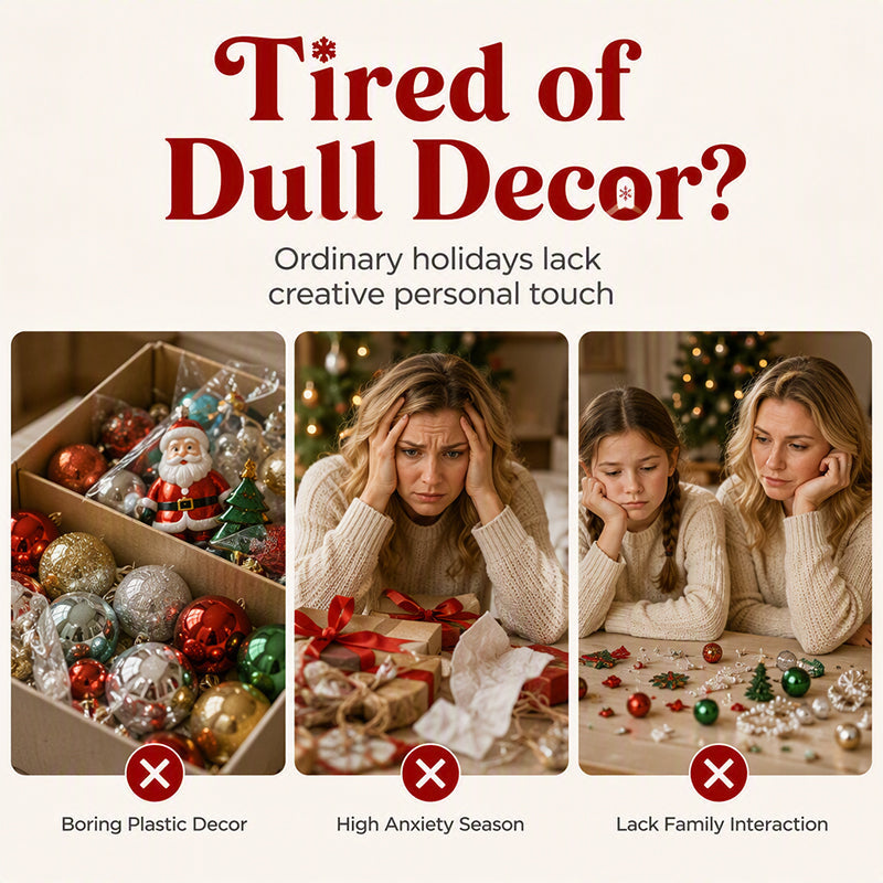 Christmas Ornaments DIY Pearl Art Kits for Adults