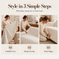 Drape Any Sofa Instantly! No-Slip Herringbone Chenille Throw