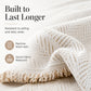 Drape Any Sofa Instantly! No-Slip Herringbone Chenille Throw