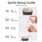 Mist Anywhere Instantly! No-Tank Any-Cup USB Humidifier