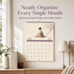 Plan 2027 Instantly! No-Bleed Flat-Hang Wall Calendar