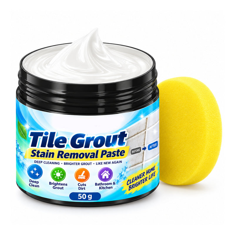 🧽 Tile Gap Stain Remover Paste – Easily Remove Dirt from Grout Lines & Tile Gaps