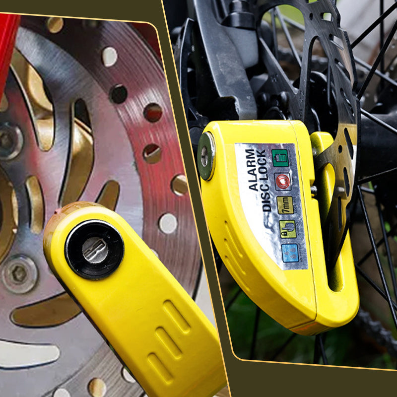 Lock Any Bike Instantly! No-Key 110dB Waterproof Disc Lock