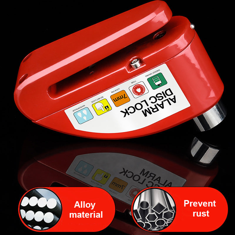 Lock Any Bike Instantly! No-Key 110dB Waterproof Disc Lock