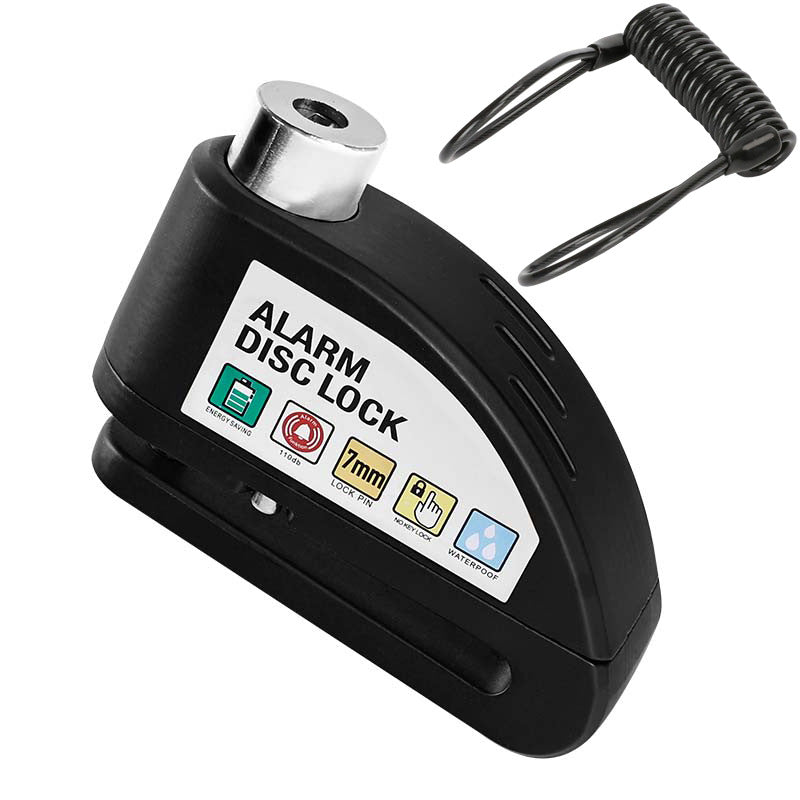 Lock Any Bike Instantly! No-Key 110dB Waterproof Disc Lock