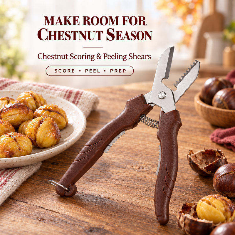 Multifunctional Chestnut Cutter & Peeler Tool
