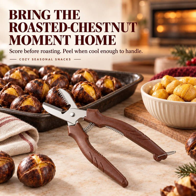 Multifunctional Chestnut Cutter & Peeler Tool