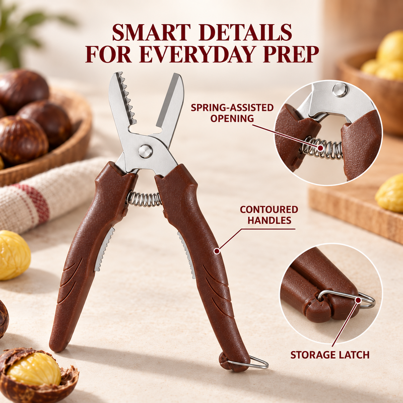 Multifunctional Chestnut Cutter & Peeler Tool