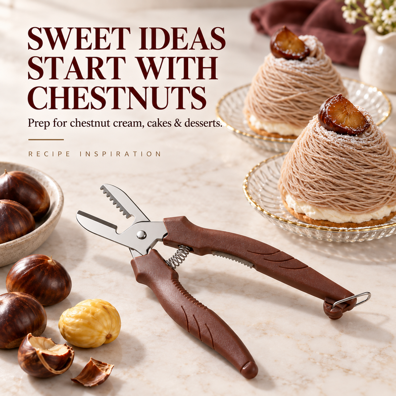 Multifunctional Chestnut Cutter & Peeler Tool