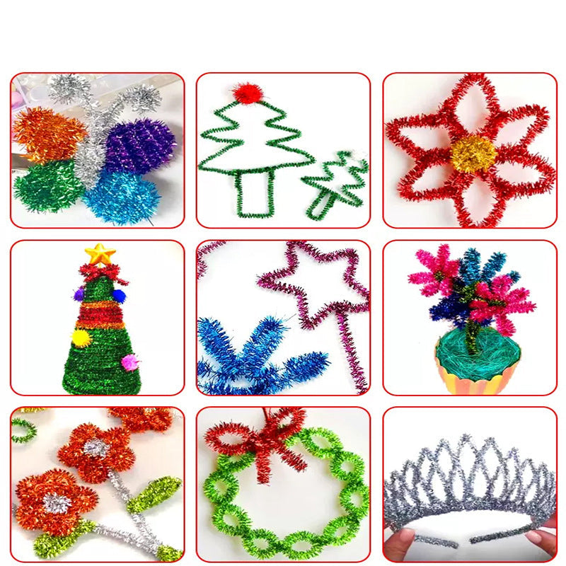 Fuzzy Chenille Stems for Kids' DIY Crafts
