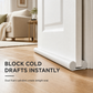 Block Cold Drafts Instantly! No-Gap Leather Door Seal