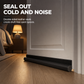 Block Cold Drafts Instantly! No-Gap Leather Door Seal
