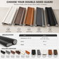 Block Cold Drafts Instantly! No-Gap Leather Door Seal