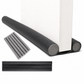 Block Cold Drafts Instantly! No-Gap Leather Door Seal