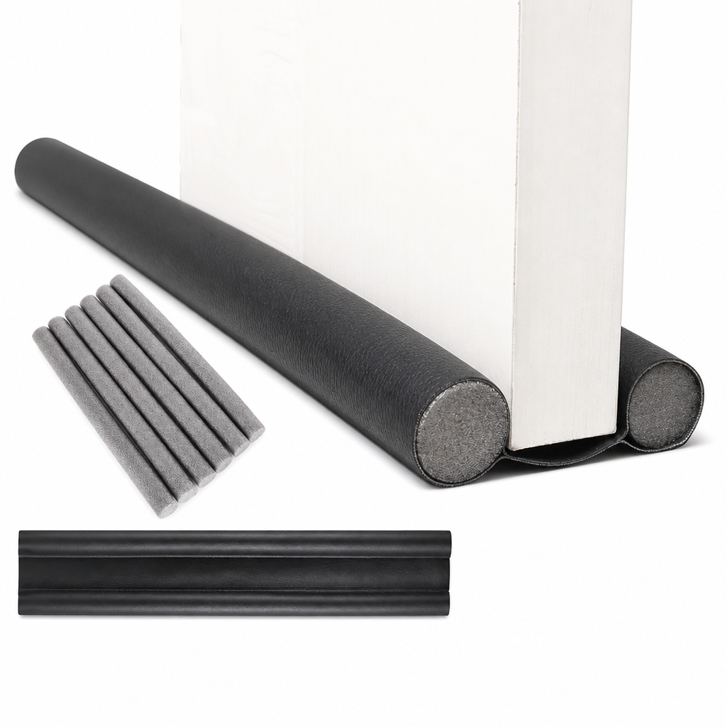 Block Cold Drafts Instantly! No-Gap Leather Door Seal