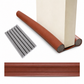 Block Cold Drafts Instantly! No-Gap Leather Door Seal