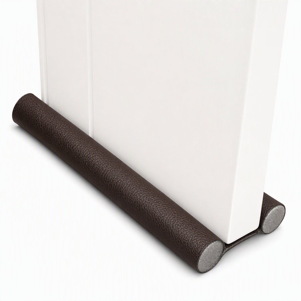 Block Cold Drafts Instantly! No-Gap Leather Door Seal