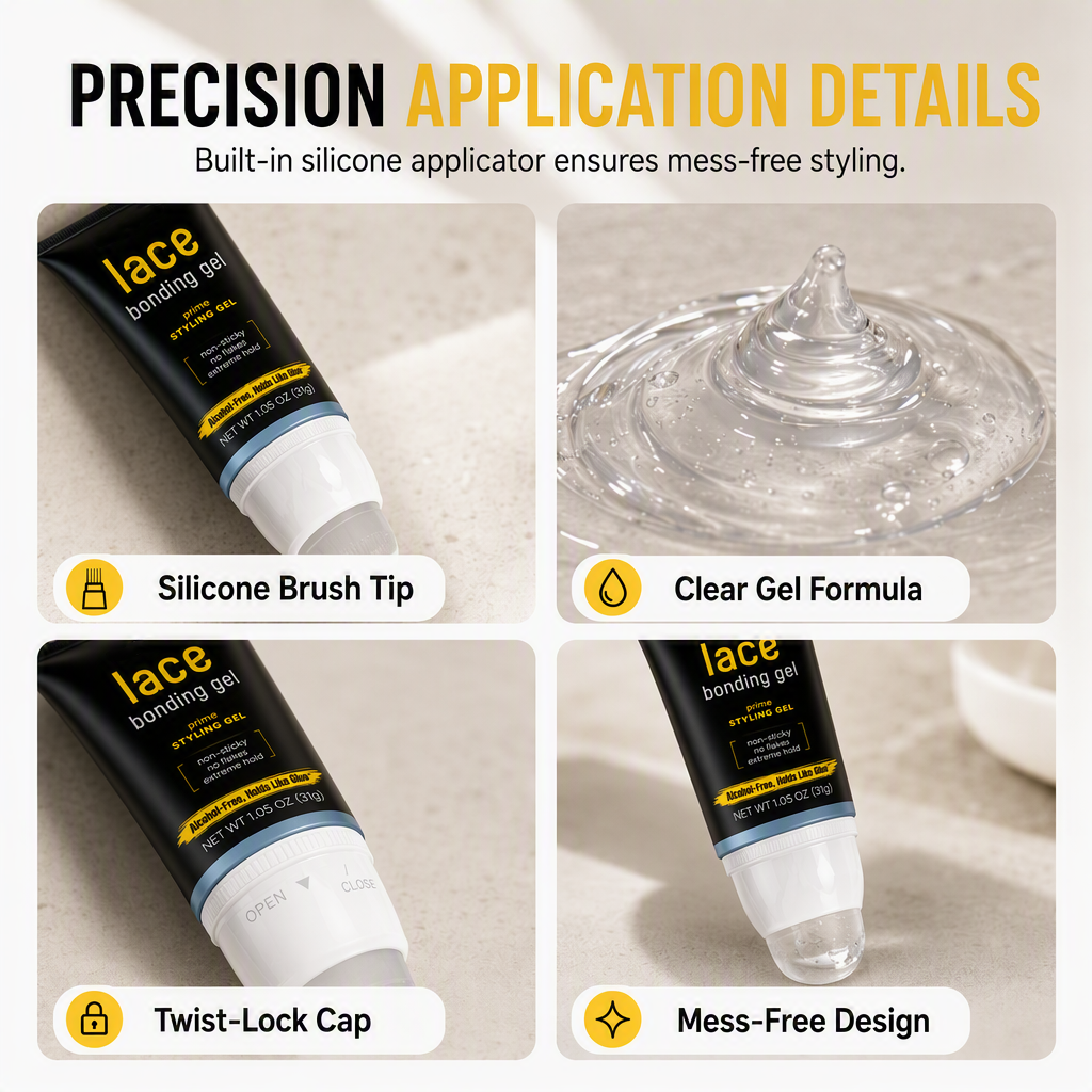 Hold Lace Instantly! No-Residue Sweatproof Wig Glue