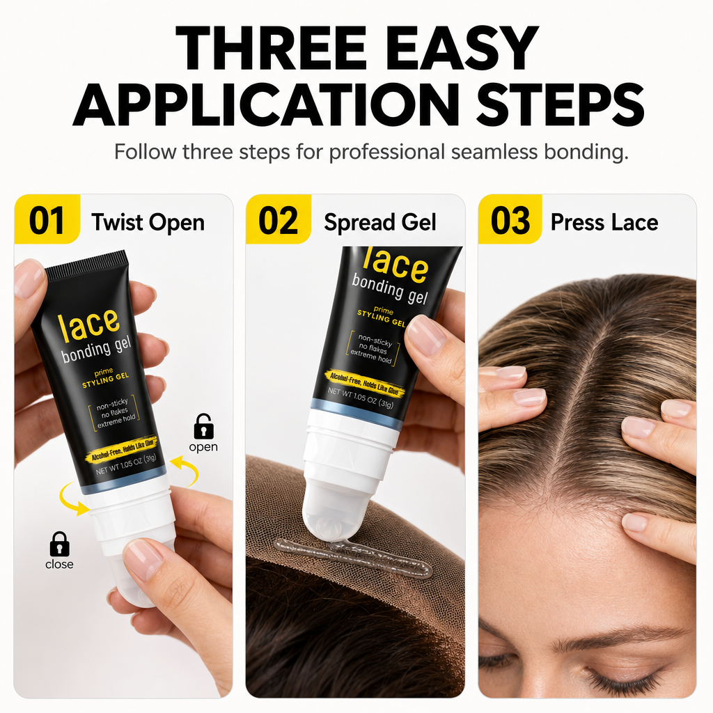 Hold Lace Instantly! No-Residue Sweatproof Wig Glue