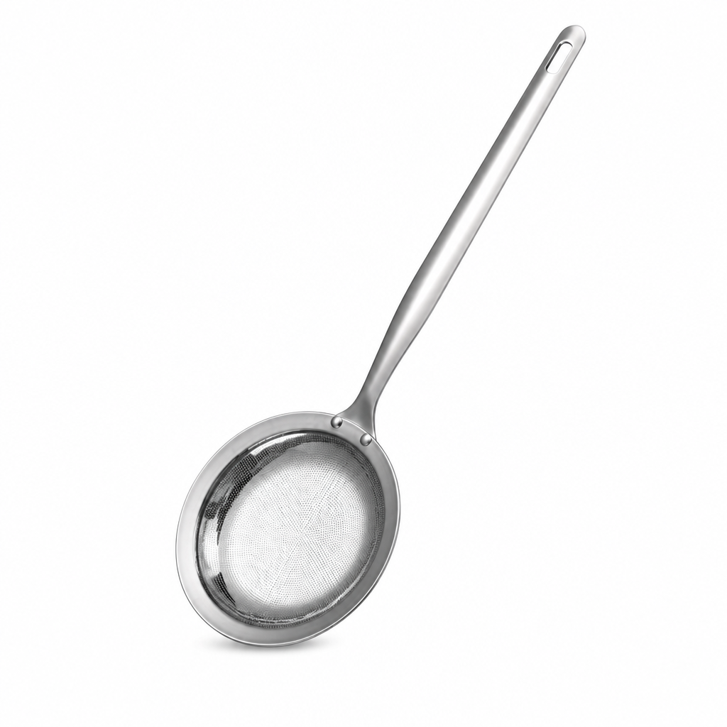 Stainless Steel Fine Mesh Skimmer Spoon